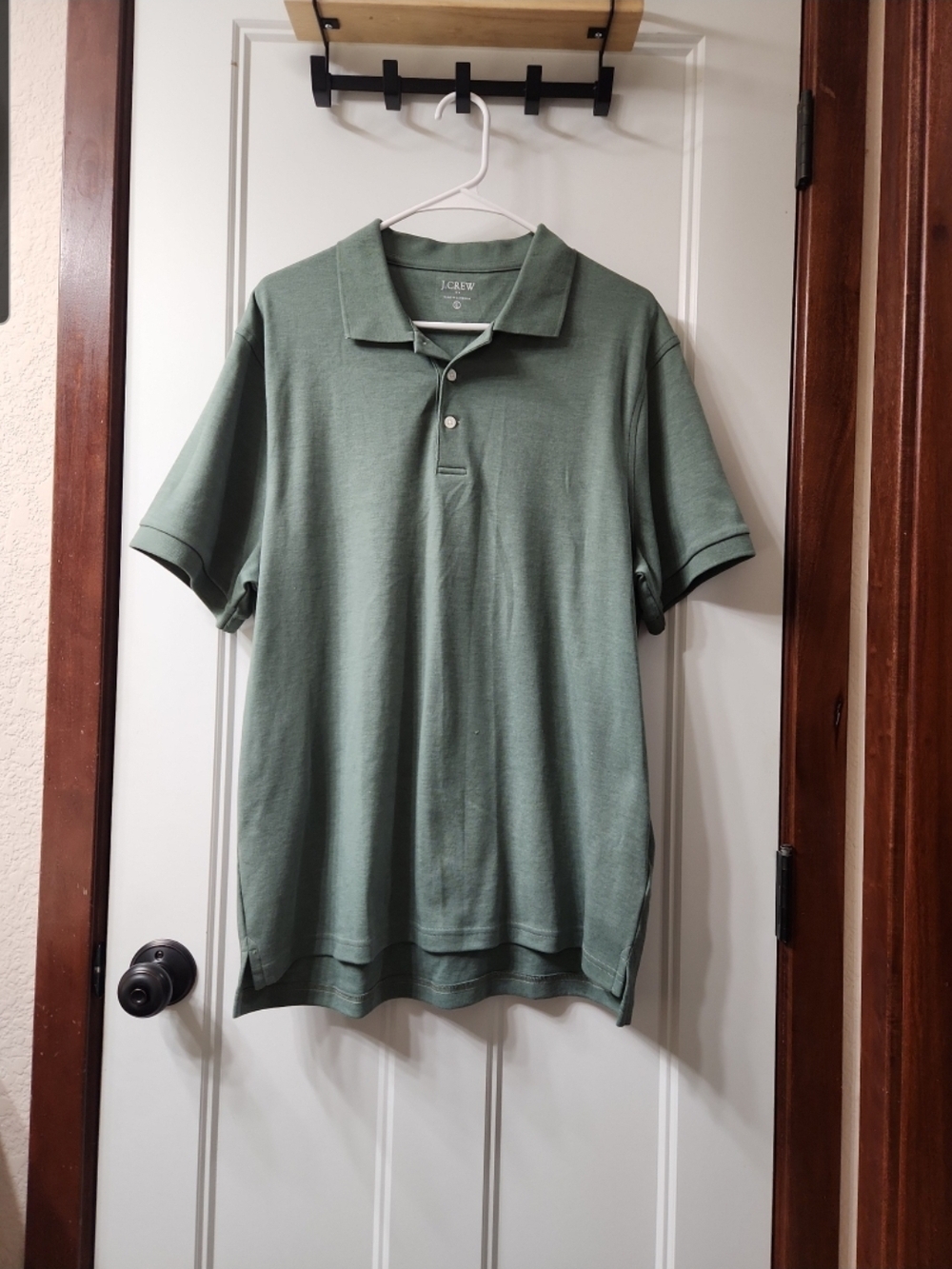 J. Crew Green Polo - L